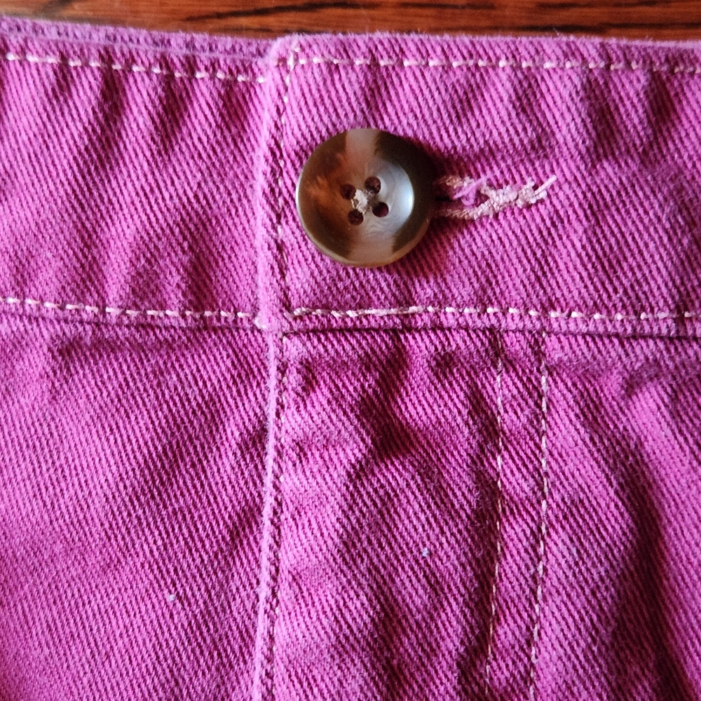 Old Navy Boysenberry Utility Skirt Size 8 - Picture 7 of 9